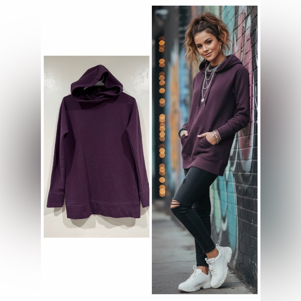 Burton Women's Deep Purple Hoodie Sweatshirt size Small